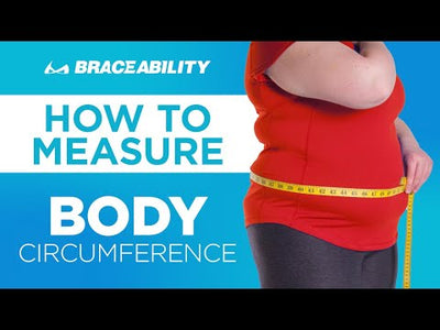 how to Measure for an adjustable lower back and spine pain brace