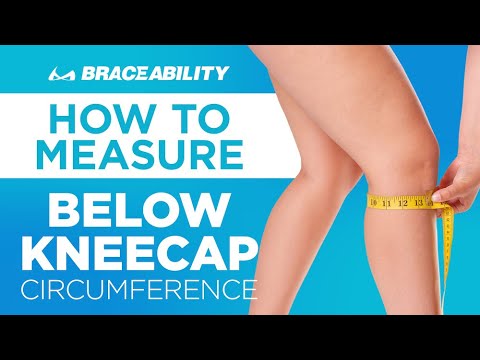 how to Measure for a patellar tendon knee strap