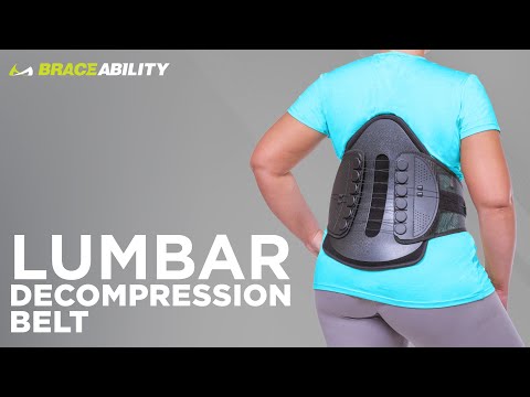 Cybertech Medical Lumbar Decompression Back Brace | Lumbosacral Corset Belt for Spinal Disc Injury & Surgery Pain Relief - S