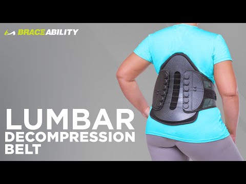 Lumbar Decompression Back Brace | Lumbosacral Corset Belt for Spinal Disc Injury & Surgery Pain Relief