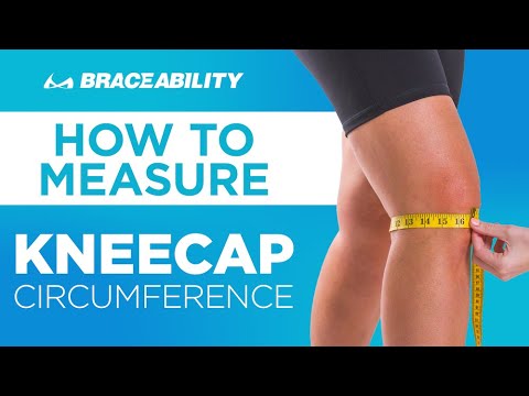 how to Measure for a short and lightweight patella tracking brace