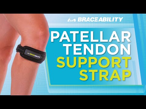 Patellar Tendon Knee Strap Brace | Runner's or Jumper's Tendonitis & Osgood Schlatter Support Band