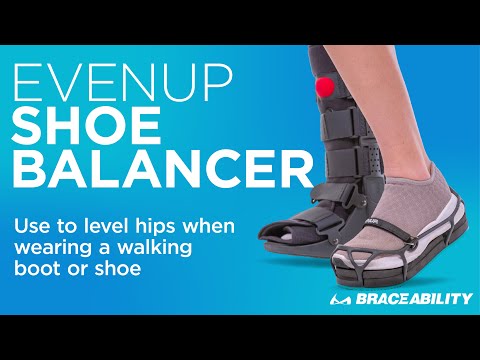 EVENup Shoe Balancer | Leveler and Lift for Uneven Legs to Wear With Walking Boot