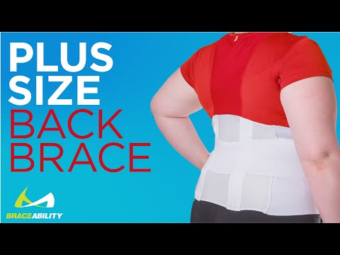 Plus Size Back Brace | Bariatric Big & Tall Support in Extra Large Overweight to Morbidly Obese Sizes