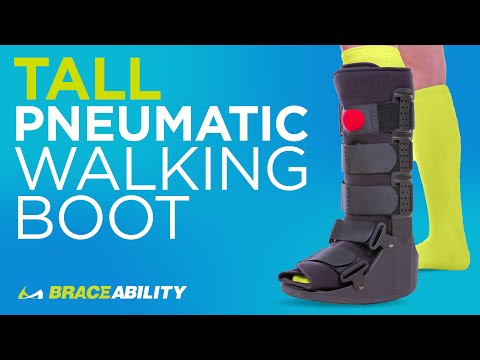 Tall Pneumatic Walking Boot | Orthopedic CAM Air Walker Cast for Broken Foot & Sprained Ankle