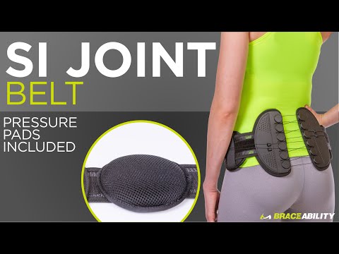 SI Joint Belt | Sacroiliac Dysfunction Treatment & Tailbone or Coccyx Pain Relief Compression Brace