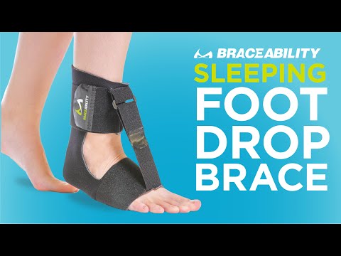 Drop Foot Brace for Sleeping | Adult's and Big Kid's Barefoot AFO Sock for Toe Walking or Neuropathy