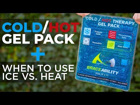 Large Reusable Gel Pack, Thermal Heat & Ice Packs