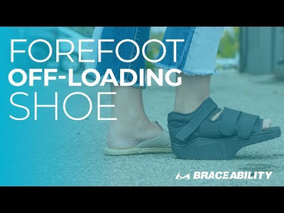 Forefoot Off-Loading Post Surgery Shoe | Non-Weight Bearing Support Boot for Toe and Foot Protection