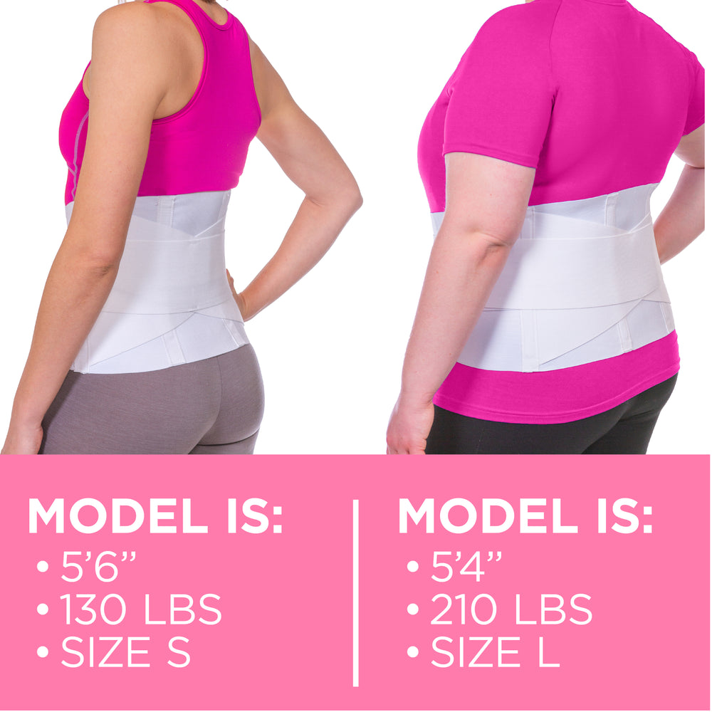 Lower Back Brace for Women | Female Lumbar Compression Support